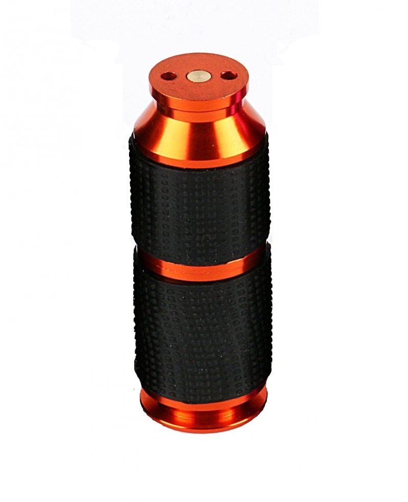 Nos cracker best aluminium rubber grip dispenser Burned Orange / Gold