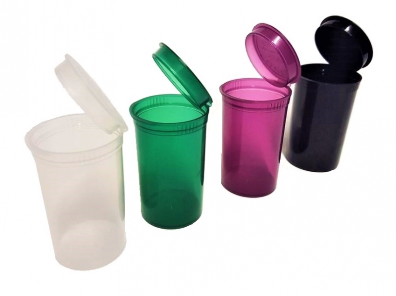 10 x 13 Dram POP TOP SQUEEZE JAR POT STASH POT