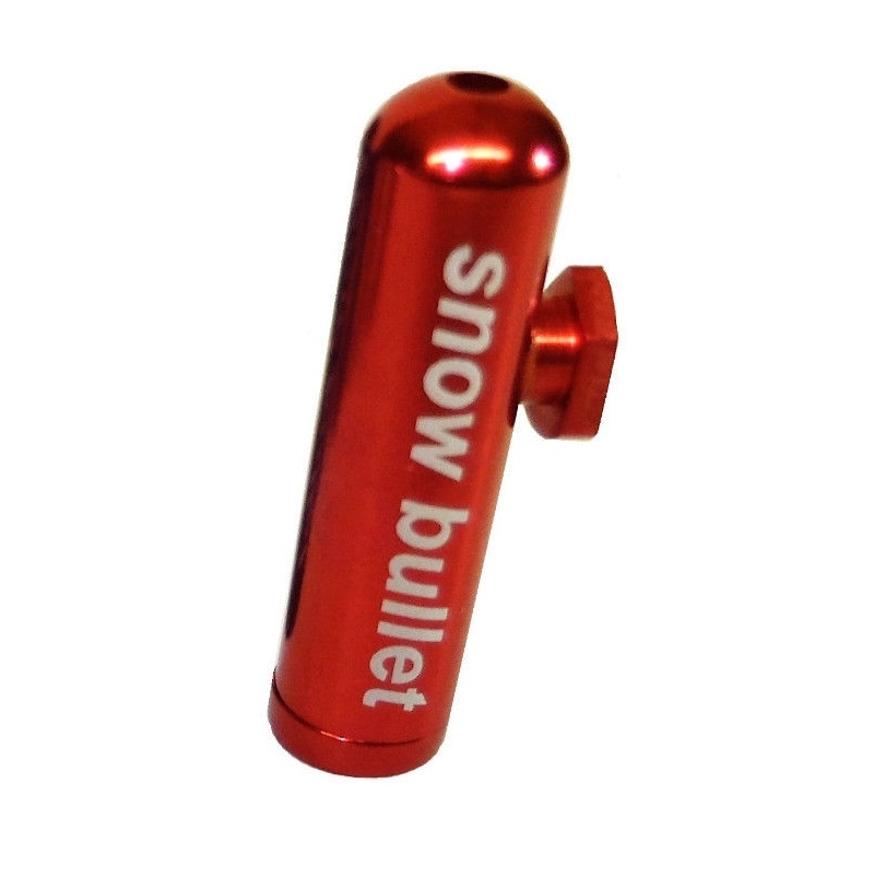 snow bullet metal rocket snuff snorter dispen