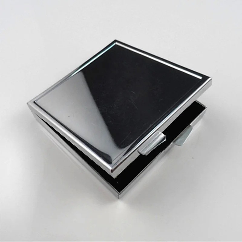 Deluxe Silver snuff snorter box kit 