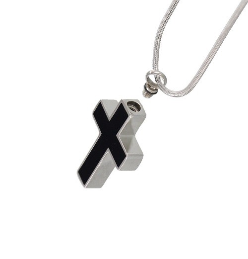 Ashes Jewellery stainless steel Black and Sil