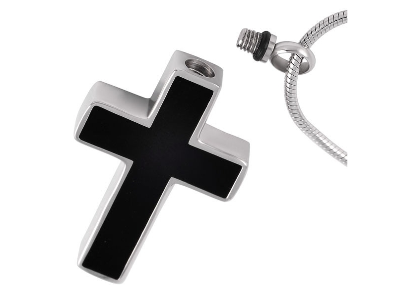 ashes jewellery stainless steel blck and silv