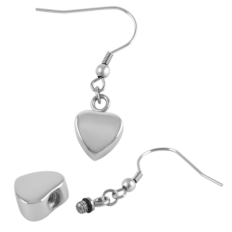 ashes jewellery stainless steel heart with pa