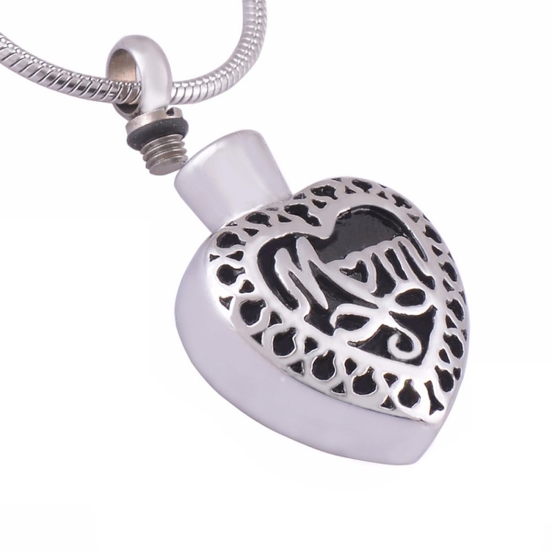 Ashes Jewellery stainless steel Mum Mom Heart