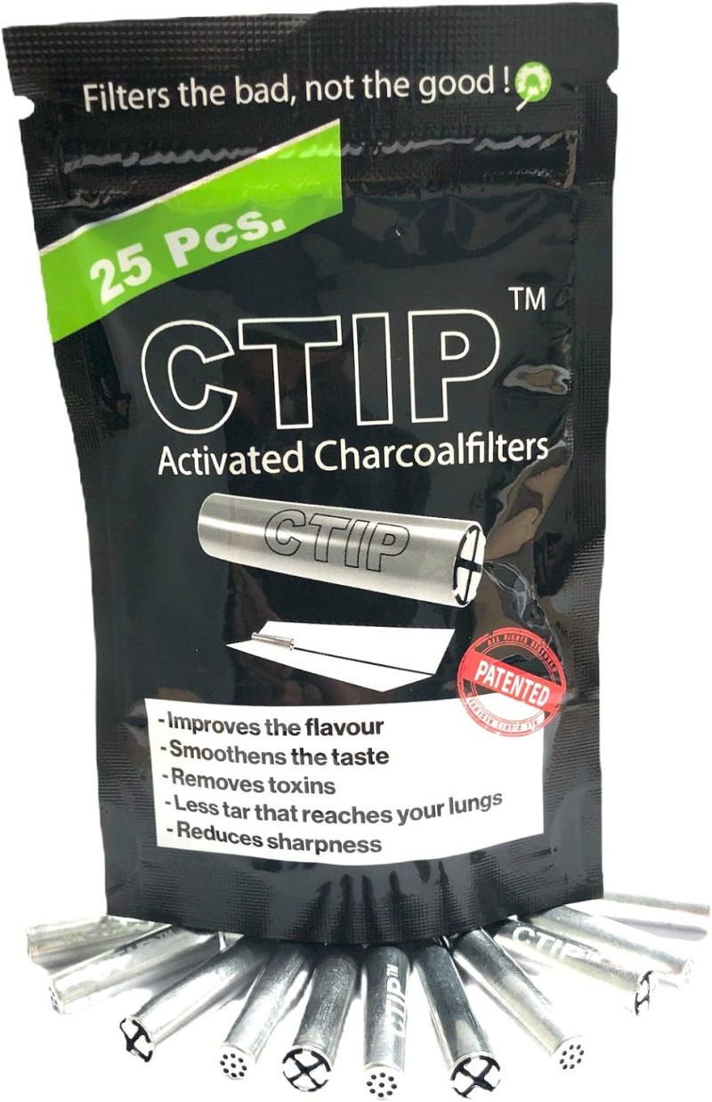 metal CTIP roach filter tips reusable carbon 