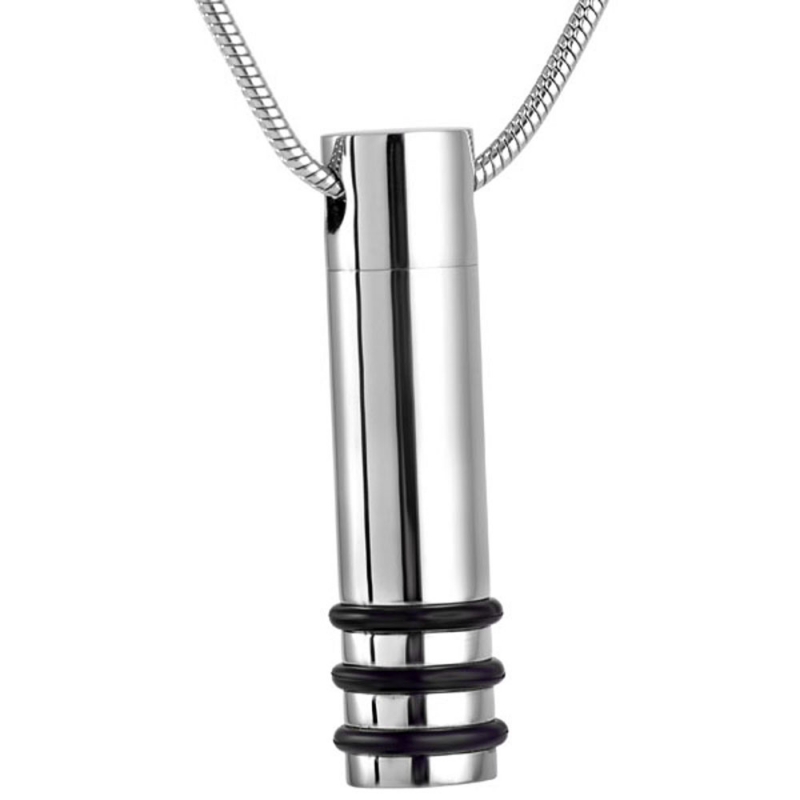 ashes jewellery stainless steel 3 rings cylin