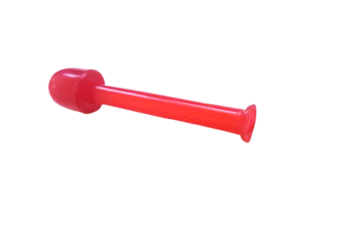 Sniffer snorter tube blue acrylic plastic mus