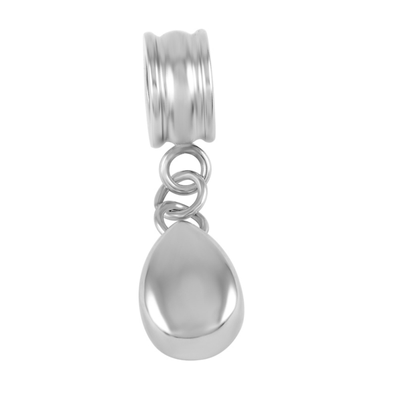 ashes jewellery stainless steel tear water drop charm memorial urn